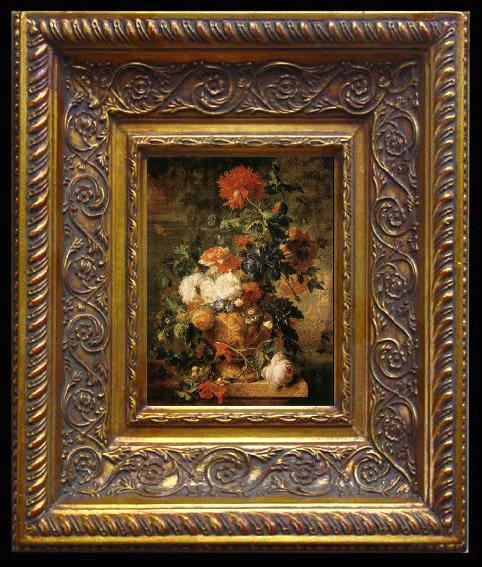 framed  HUYSUM, Jan van Vase of Flowers, Ta078